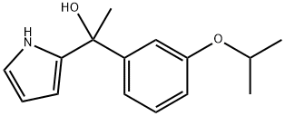 1-(3-ISOPROPOXYPHENYL)-1-(1H-PYRROL-2-YL)ETHANOL Structure