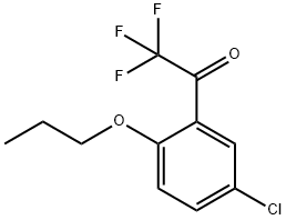 1-(5-chloro-2-propoxyphenyl)-2,2,2-trifluoroethanone Structure