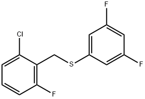 (2-CHLORO-6-FLUOROBENZYL)(3,5-DIFLUOROPHENYL)SULFANE Structure
