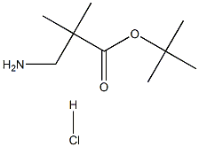 tert-Butyl 3-amino-2,2-dimethylpropanoate hydrochloride Structure