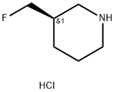(3R)-3-(fluoromethyl)piperidine hydrochloride Structure