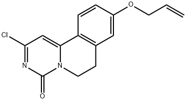 9-(allyloxy)-2-chloro-6,7-dihydro-4H-pyrimido[6,1-a]isoquinolin-4-one 구조식 이미지