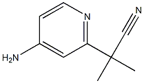 2-(4-AMINOPYRIDIN-2-YL)-2-METHYLPROPANENITRILE 구조식 이미지