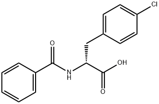 N-benzoyl-4-chloro- D-Phenylalanine Structure