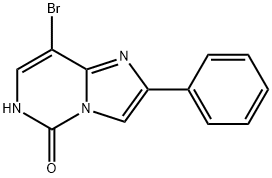 8-BROMO-2-PHENYLIMIDAZO[1,2-C]PYRIMIDIN-5(6H)-ONE 구조식 이미지