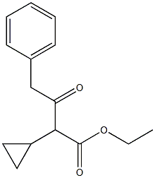 ETHYL 2-CYCLOPROPYL-3-OXO-4-PHENYLBUTANOATE Structure