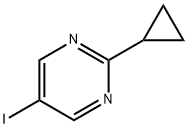 2-CYCLOPROPYL-5-IODOPYRIMIDINE 구조식 이미지