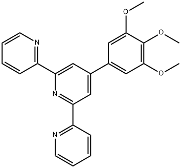 2,6-Dipyridin-2-yl-4-(3,4,5-trimethoxyphenyl)pyridine Structure