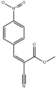 methyl 2-cyano-3-(4-nitrophenyl)acrylate Structure