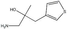 1-amino-2-methyl-3-(3-thienyl)propan-2-ol Structure