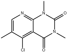 5-chloro-1,3,6-trimethylpyrido[2,3-d]pyrimidine-2,4(1H,3H)-dione Structure