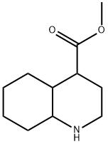 Decahydro-quinoline-4-carboxylic acid methyl ester Structure
