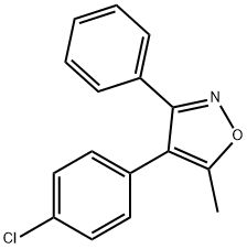 4-(4-chlorophenyl)-5-methyl-3-phenylisoxazole 구조식 이미지