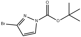 TERT-BUTYL 3-BROMO-1H-PYRAZOLO(3,4-D)PYRIMIDINE-1-CARBOXYLATE Structure