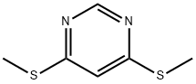 Pyrimidine,4,6-bis(methylthio)- Structure