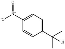 Benzene, 1-(1-chloro-1-methylethyl)-4-nitro- 구조식 이미지
