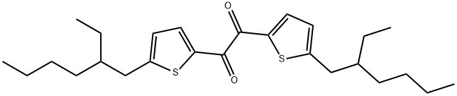 1,2-bis(5-(2-ethylhexyl)thiophen-2-yl)ethane-1,2-dione 구조식 이미지