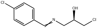 (R)-1-chloro-3-{[(4-chlorophenyl)methylene]amino}propan-2-ol 구조식 이미지