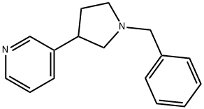 Pyridine, 3-[1-(phenylmethyl)-3-pyrrolidinyl]- Structure
