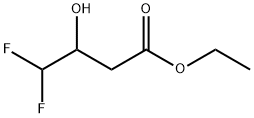 4,4-Difluoro-3-hydroxy-butyric acid ethyl ester Structure