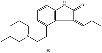 (3Z)-4-[2-(dipropylamino)ethyl]-3-propylidene-1H-indol-2-one:hydrochloride 구조식 이미지