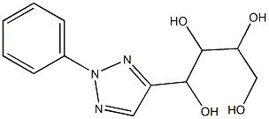 1,2,3,4-Butanetetrol,1-(2-phenyl-2H-1,2,3-triazol-4-yl)- 구조식 이미지