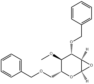 (1S,3R,4R,5S,6R)-5-(benzyloxy)-3-((benzyloxy)methyl)-4-methoxy-2,7-dioxabicyclo[4.1.0]heptane 구조식 이미지