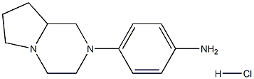 4-(3,4,6,7,8,8a-hexahydro-1H-pyrrolo[1,2-a]pyrazin-2-yl)aniline:hydrochloride Structure