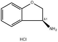 (3S)-2,3-DIHYDROBENZO[B]FURAN-3-YLAMINE HYDROCHLORIDE Structure