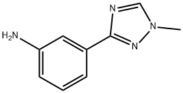 3-(1-methyl-1H-1,2,4-triazol-3-yl)aniline 구조식 이미지