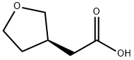 (R)-2-(tetrahydrofuran-3-yl)acetic acid 구조식 이미지