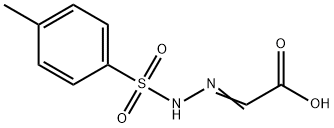 Acetic acid,2-[2-[(4-methylphenyl)sulfonyl]hydrazinylidene]- Structure