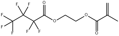 2-(Methacryloyloxy)ethyl heptafluorobutanoate 구조식 이미지