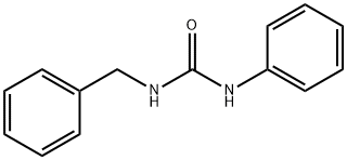 Urea,N-phenyl-N'-(phenylmethyl)- Structure