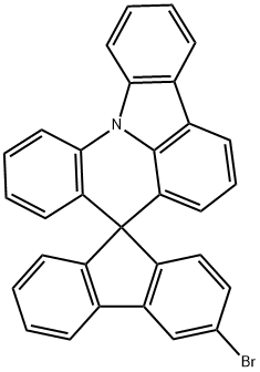 3-Bromo-spiro[9H-fluorene-9,8'-[8H]indolo[3,2,1-de]acridine] Structure