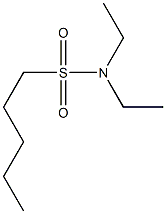 1-Pentanesulfonamide,N,N-diethyl- Structure