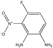 1,2-Benzenediamine, 4-fluoro-3-nitro- Structure