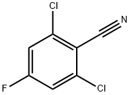 2,6-Dichloro-4-fluorobenzonitrile Structure