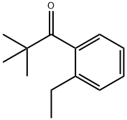 1-(2-ETHYL-PHENYL)-2,2-DIMETHYL-PROPAN-1-ONE 구조식 이미지