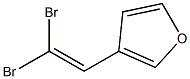Furan, 3-(2,2-dibromoethenyl)- 구조식 이미지