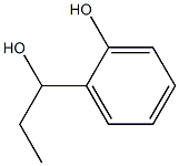 Benzenemethanol, a-ethyl-2-hydroxy- Structure
