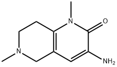 3-Amino-1,6-dimethyl-5,6,7,8-tetrahydro-1H-[1,6]naphthyridin-2-one Structure