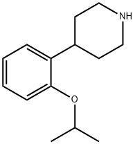 Piperidine, 4-[2-(1-methylethoxy)phenyl]- Structure