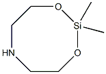 1,3-Dioxa-6-aza-2-silacyclooctane, 2,2-dimethyl- 구조식 이미지