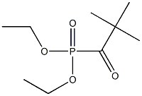 Phosphonic acid, (2,2-dimethyl-1-oxopropyl)-, diethyl ester 구조식 이미지
