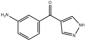 (3-aminophenyl)-(1H-pyrazol-4-yl)methanone 구조식 이미지