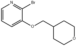 2-bromo-3-((tetrahydro-2H-pyran-4-yl)methoxy)pyridine 구조식 이미지