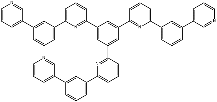 1,3,5-Tris(6-(3-(pyridin-3-yl)phenyl)pyridin-2-yl)benzene Structure