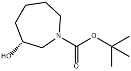 (R)-3-Hydroxy-azepane-1-carboxylic acid tert-butyl ester Structure