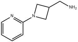 (1-(pyridin-2-yl)azetidin-3-yl)methanamine Structure